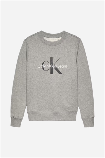 Calvin Klein Monogram Terry Sweatshirt - Grå Ljung